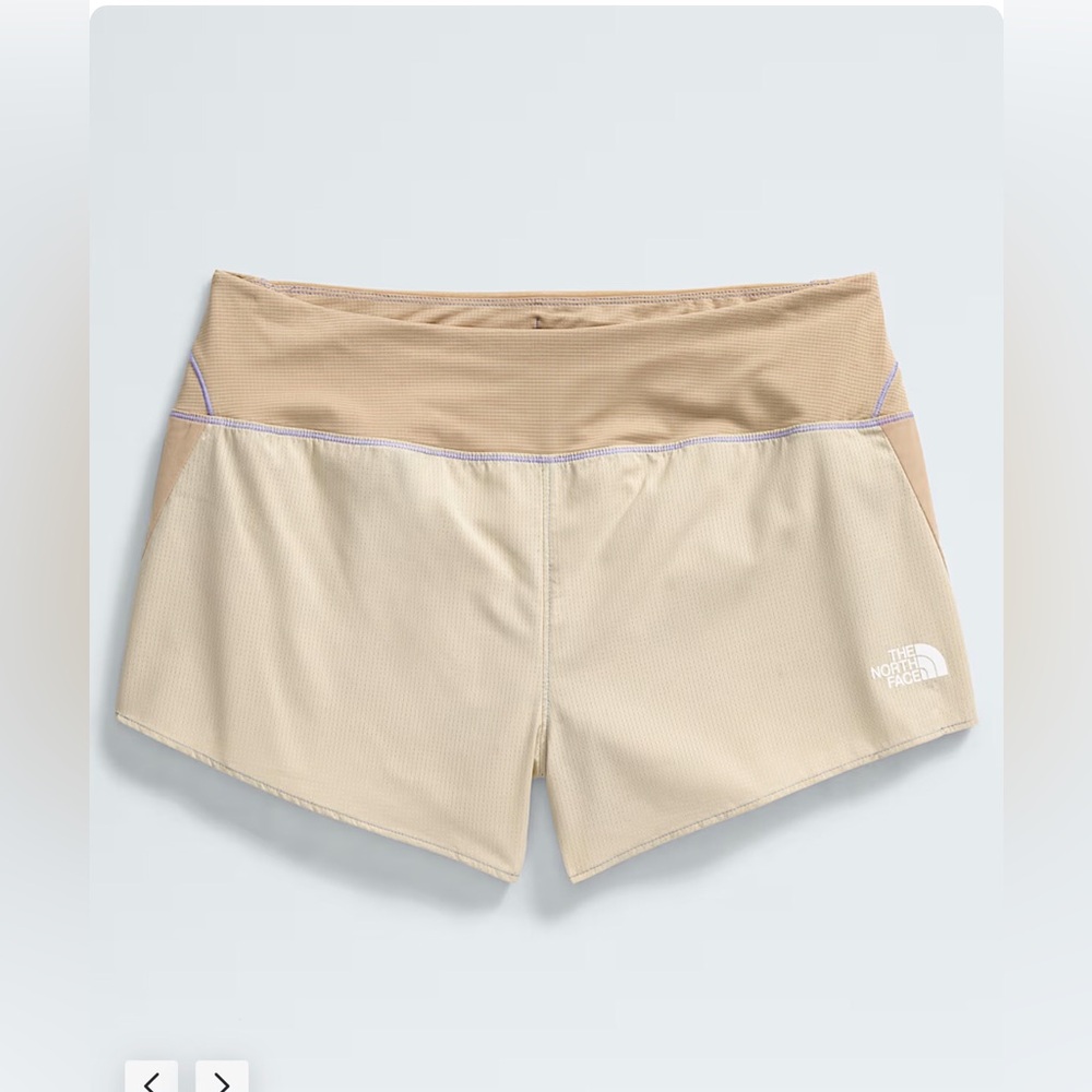 The North Face Women's Beige/Tan Performance Running Shorts